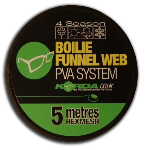 Korda PVA Boilie Funnel Web Hexmesh 5 m refill