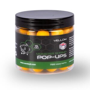 Nash Monster Shrimp Pop Ups Yellow 12mm 75gr