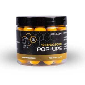 Nash Scopex Squid Pop Ups Yellow 12mm 75gr