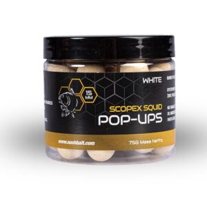 Nash Scopex Squid Pop Ups White 15mm 75gr