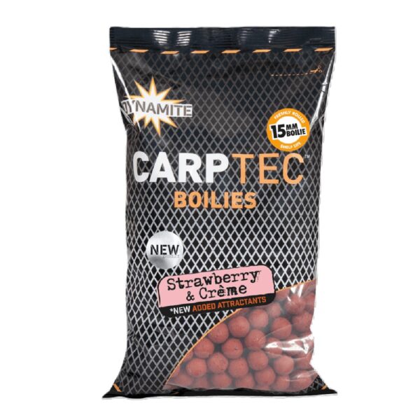 Dynamite Baits Carptec Strawberry & Cream 15mm 1,8kg