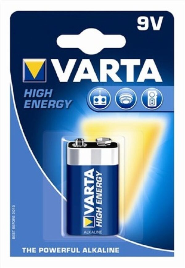 z Varta 9 Volt Batterij