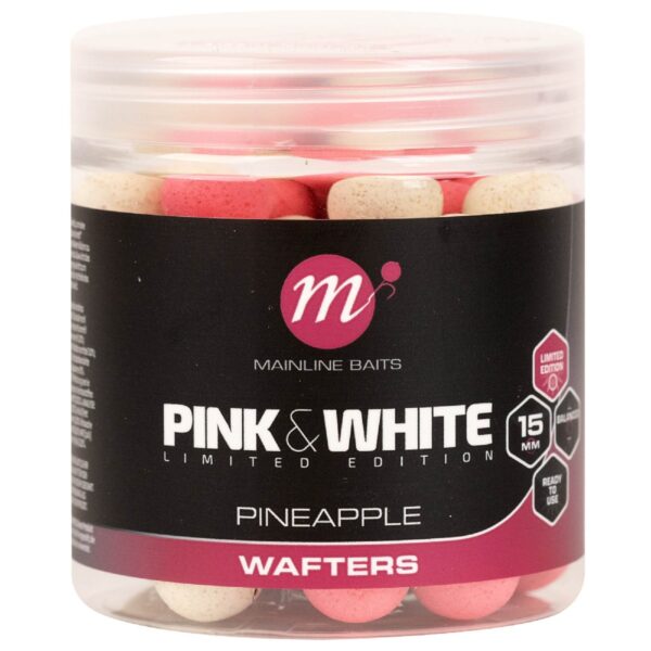 Mainline Fluoro Pink & White Wafters 15mm Pineapple