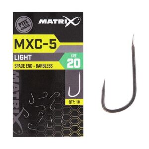 Fox Matrix Mxc-5 Barbless Spade End 10St. Size 20
