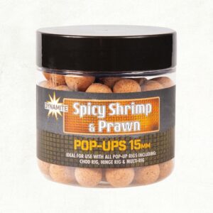 Dynamite Baits Spicy Shrimp & Prawn Pop-ups 15mm 134 gr