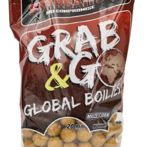 Starbaits Grab & Go Global Boilies 14mm 1Kg Sweet Corn