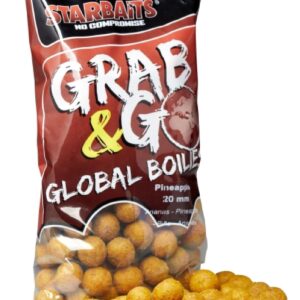 Starbaits Grab & Go Global Boilies 20mm 1Kg Pineapple