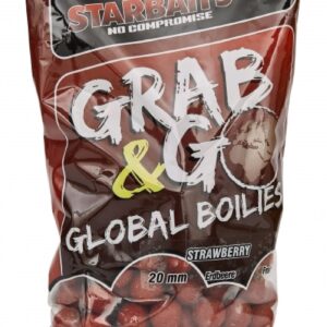Starbaits Grab & Go Global Boilies 20mm 1Kg Strawberry Jam