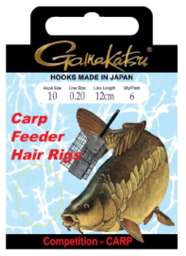 Gamakatsu Bks-3310B Carp Feeder Hair Rigs 70Cm 08-022 mm, 6 st
