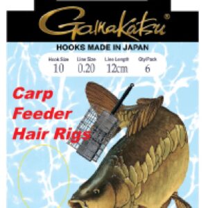 Gamakatsu Bks-3310B Carp Feeder Hair Rigs 70Cm 12-018 mm, 6 st
