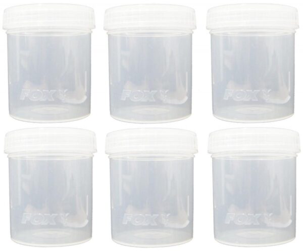 Fox Bait Tubs Full Size Clear 6st.