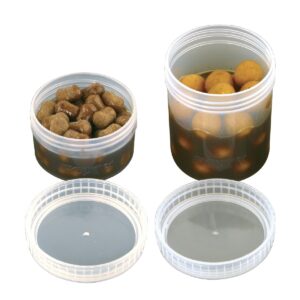 Fox Bait Tubs Half Size Clear 6st.