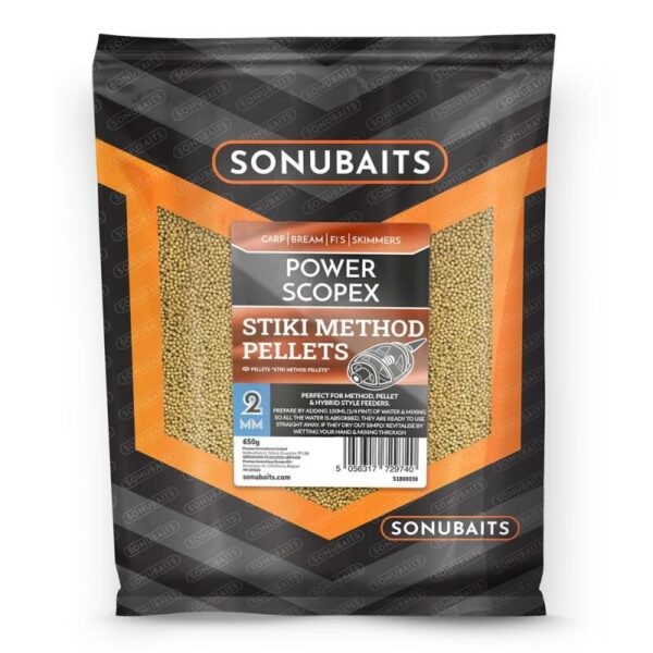 Sonubaits Stiki Method Pellets 2mm Power Scopex 650gr