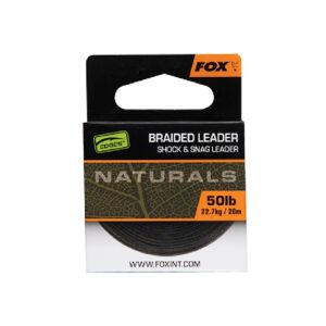 Fox Naturals Braided Leader 20m 50 lb 22.7kg