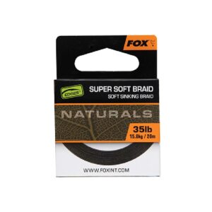 Fox Naturals Soft Braid hooklength 20m 35 lb 15.8kg