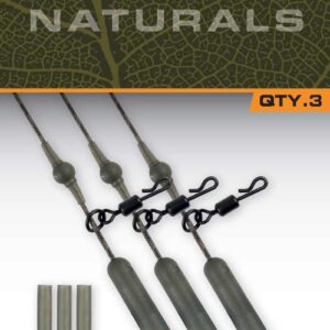 Fox Naturals Submerged Heli Rigs 30 lb 13.6kg 3st.