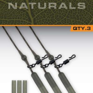 Fox Naturals Submerged Heli Rigs 40 lb 18.1kg 3st.