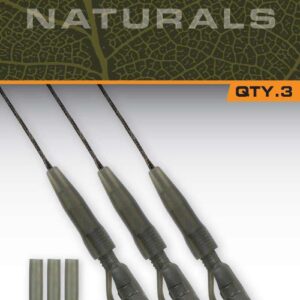 Fox Naturals Submerged Power Grip Lead Clip Leaders 30 lb 13.6kg 3st.