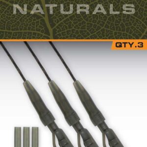Fox Naturals Submerged Power Grip Lead Clip Leaders 40 lb 18.1kg 3st.