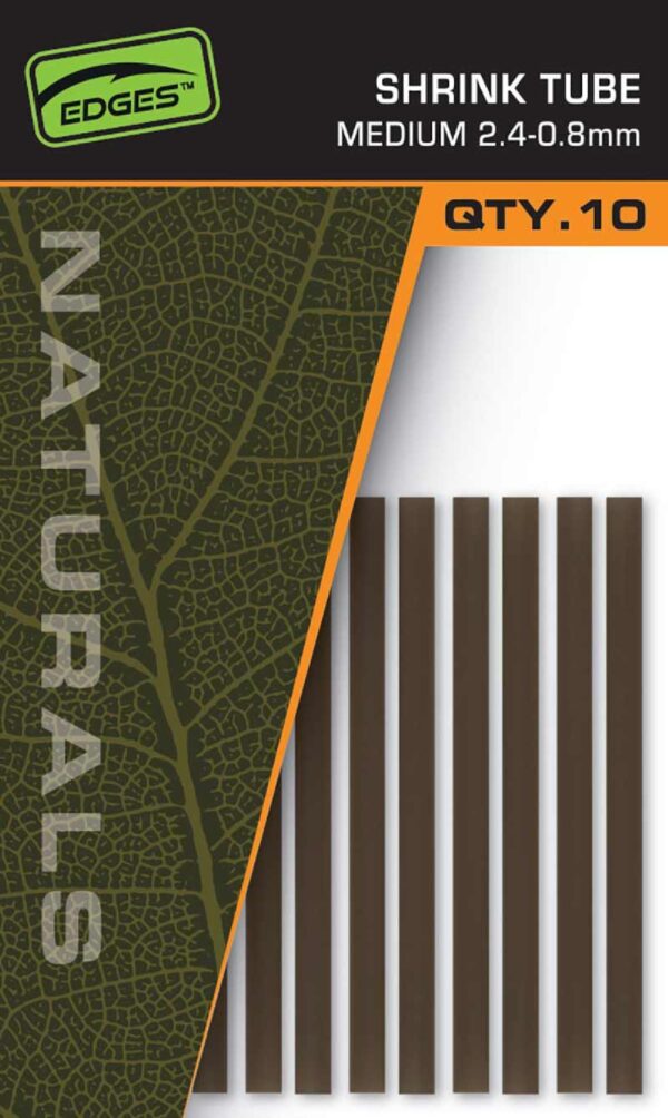 Fox Edges Naturals Shrink Tube M 2.4-0.8mm 10st.
