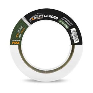 Fox Exocet Pro (Low Vis Green) Leader 45lbs 20.5Kg 0.60mm 100m