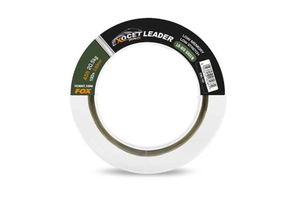 Fox Exocet Pro (Low Vis Green) Leader 45lbs 20.5Kg 0.60mm 100m