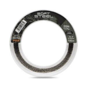 Fox Soft Steel Fleck Camo Leader 100m / 0.50mm / 35lb