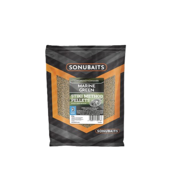 Sonubaits Stiki Method Pellets 2mm Marine Green 650gr
