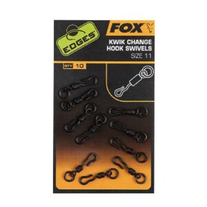 Fox Edges Kwik Change Hook Swivels Size 11