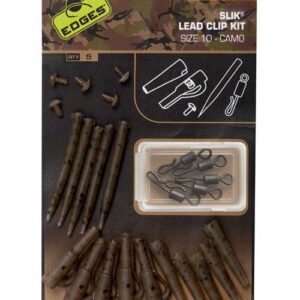 Fox Edges Camo Slik Lead Clip Kit Size 10 5st.