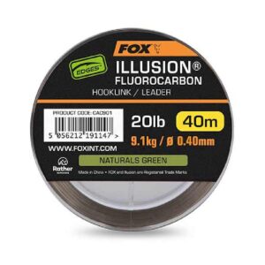 Fox Edges Illusion Naturals Green Fluorocarbon 40m/ 0.40mm / 20lb