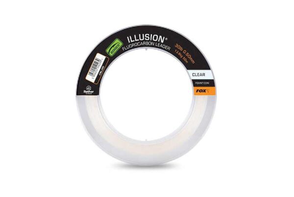 Fox Illusion Clear Fluorocarbon Leader 50m / 0.50mm / 30lb