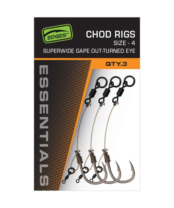 Fox Edges Swog Chod Rigs Size 6 3st.