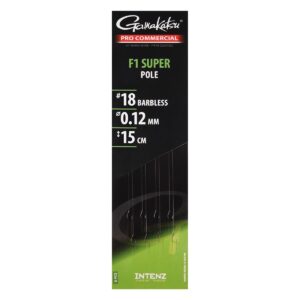 Gamakatsu Pro-C F1 Super A1 Pole Barbless 15cm 0.11mm Size 20