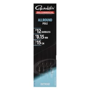 Gamakatsu Pro-C Allround Spade A1 Pole Barbless 15cm 0.13mm Size 16