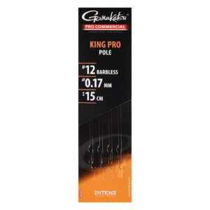 Gamakatsu Pro-C King Pro Spade A1 Pole Barbless 15cm 0.15mm Size 14