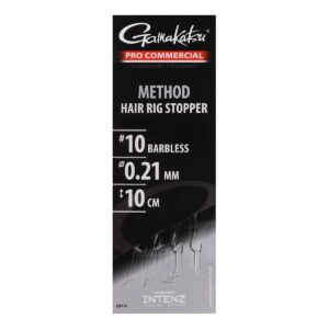 Gamakatsu Pro-C Method A1 Hair Rig Banded Easy Stop Barbless 10cm 0.17mm Size 16