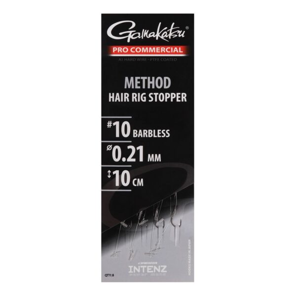 Gamakatsu Pro-C Method A1 Hair Rig Banded Easy Stop Barbless 10cm 0.17mm Size 16