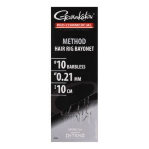 Gamakatsu Pro-C Method A1 Hair Rig Bayonet Barbless 10cm 0.17mm Size 16
