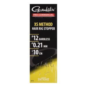 Gamakatsu Pro-C Xs Method A1 Hair Rig Easy Stop Barbless 15cm 0.25mm Size 8