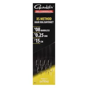 Gamakatsu Pro-C Xs Method A1 Hair Rig Bayonet Barbless 15cm 0.23mm Size 10